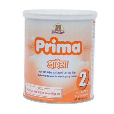 Mother's Smile Prima 1 Milk Tin (6-24 months) 400gm(মাদারর্স স্মাইল প্রিমা 2 দুধের টিন (0-6 মাস))_img_0